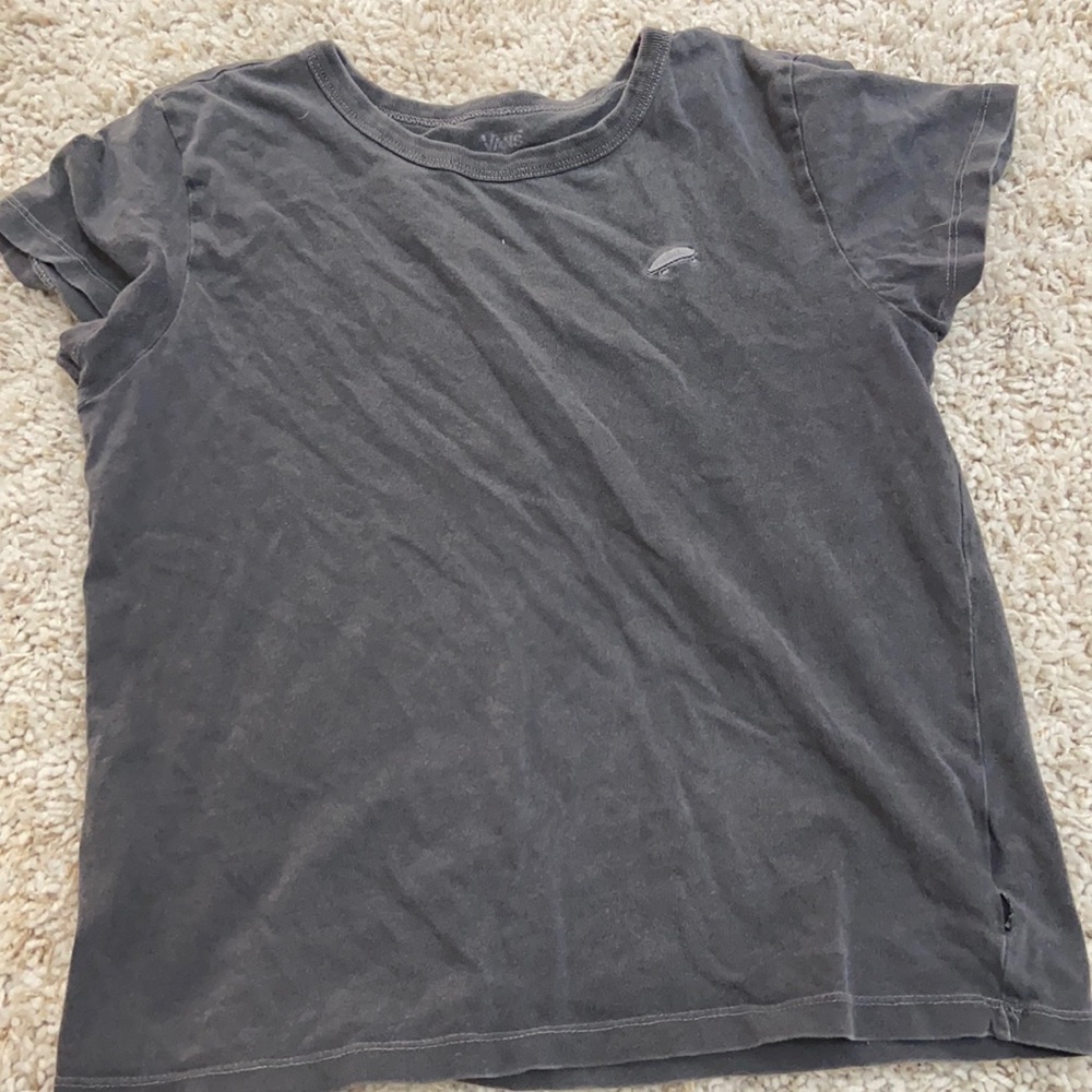 Vans, short sleeve, grey shirt